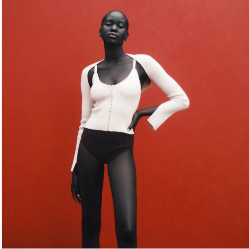 ZARA Ribbed crop top